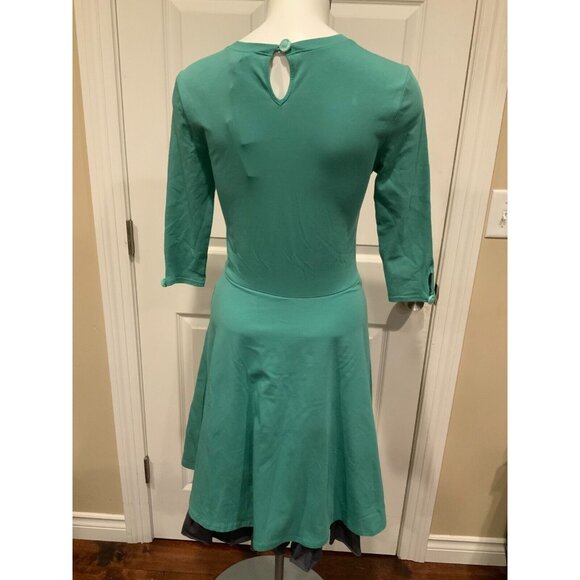 Matilda Jane W/ Joanna Gaines Green Flare A-Line Dress, Size XS - NWT! - Picture 6 of 10